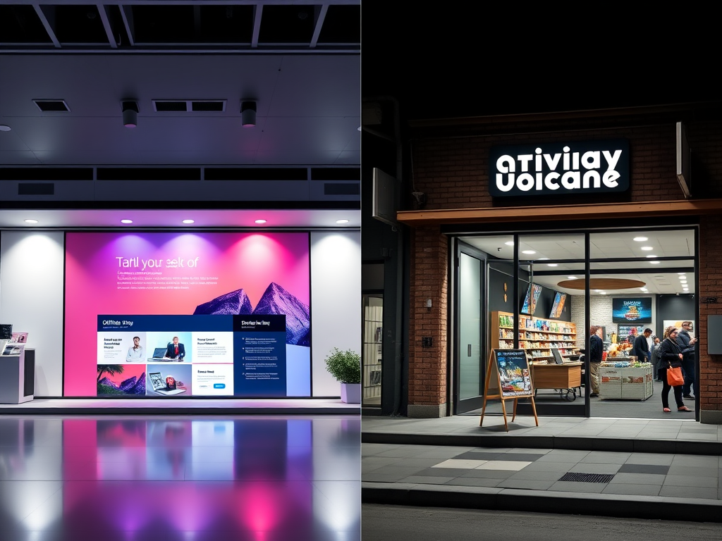 Comparison of businesses with websites versus those without websites